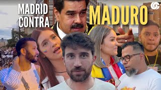 🚨 FRAUDE ELECTORAL Venezolanos en Madrid CONTRA Maduro 🇻🇪✊ [upl. by Kenlee]