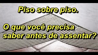 Piso sobre piso no banheiroO que você precisa saber antes de colocar [upl. by Pronty]