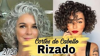 Los mejores Cortes de Pelo RIZADO en Tendencia del 2023 para todos los Estilos y edades [upl. by Merideth16]