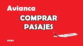 Cómo comprar pasajes en AVIANCA por internet [upl. by Alvarez]