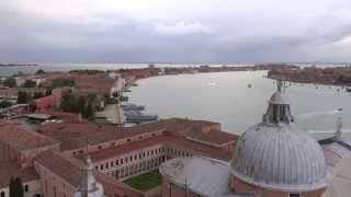 Venice Italy  Church of San Giorgio Maggiore Bell Tower HD 2015 [upl. by Gasparo]