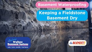 Waterproofing a Leaking Fieldstone Basement [upl. by Demeter]