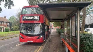 FRV  Route 281  Hownslow Bus Station to Tolworth  LE21 FSA BCE 47034 [upl. by Pren]