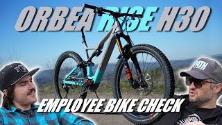 Traviss 2022 Orbea Rise H30 Review  Path Employee Bike Check [upl. by Tallbott]