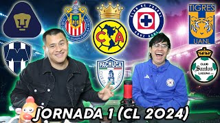 PRONOSTICOS JORNADA 1 Liga mx  CLAUSURA 2024 🔥🔥🔥 [upl. by Lindner756]