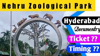 Nehru zoological park Hyderabad Ticket price  Timing [upl. by Kenrick]