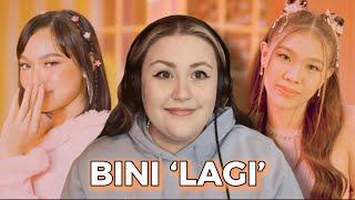 Reacting to BINI ‘Lagi’ MV and Dance Practice [upl. by Keyser]