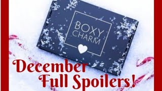 Boxycharm December 2017 Full Spoiler [upl. by Jamila]