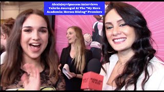 quotDeputyquot Star Valeria Jauregui Interview With Alexisjoyvipaccess  My Hero Academia Heroes Rising [upl. by Berkin]