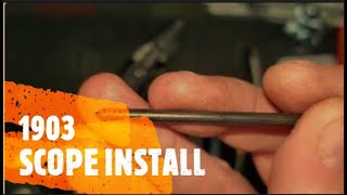 1903 Springfield Scope base install [upl. by Gavrilla777]