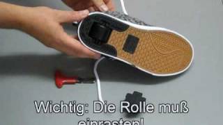 Heelys Rolleneinbau  Ersatzrollen derrollenshop [upl. by Gnouc]