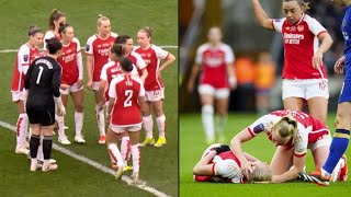 Frida Maanum Collapsed on the Pitch 😱😳 in the Womens League Cup Final  Arsenal vs Chelsea 10 [upl. by Niel]