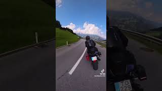 Gerlos štrāse motocikls alpi [upl. by Yremogtnom]