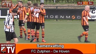 Samenvatting FC Zutphen  De Hoven 31 [upl. by Winfrid]