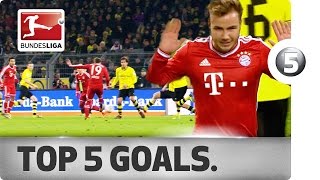 Top 5 Goals Mario Götze – FC Bayern München [upl. by Searle823]