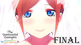 The Quintessential Quintuplets Five Memories Spent With You  Miku Route Good Ending [upl. by Esilec]