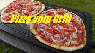 Westmünsterland BBQ 52  Pizza vom Grill PizzasteinTest [upl. by Sedgewake148]