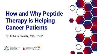 How and Why Peptide Therapy Is Helping Cancer Patients  Erika Schwartz MD [upl. by Octavie]