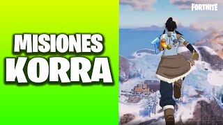 como COMPLETAR TODAS las MISIONES de KORRA en FORTNITE [upl. by Rugg465]