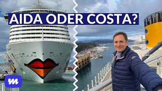 Kreuzfahrt mit AIDA oder Costa Der Vergleich [upl. by Pammi]