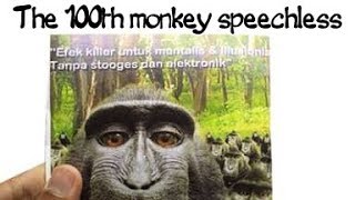 The 100th monkey speechless  Menghipnotis orang menjadi tidak bisa baca MAGIC [upl. by Tory]