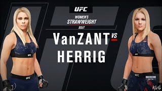 EA Sports UFC 4  Paige VanZant vs Felice Herrig  Gameplay PS4 HD 1080p60FPS [upl. by Shargel]