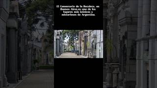 La Recoleta argentina cementerio sabiasque paranormal misterio [upl. by Devonna748]