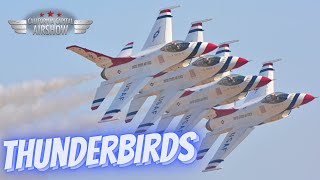 HighOctane USAF Thunderbirds Extended Cut  2023 California Capital Airshow [upl. by Aerdnaed210]