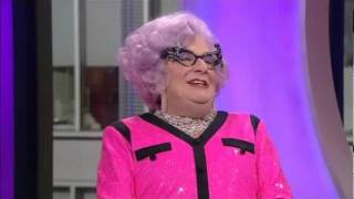 Dame Edna on The One Show  Part One  25th November 2011 [upl. by Sumedocin]