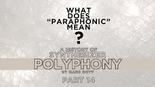 A History of Polyphony Part 14 Paraphony [upl. by Darin]