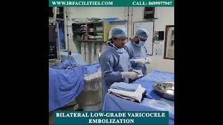 Bilateral LowGrade Varicocele Embolization  IRFACILITIES [upl. by Andert351]