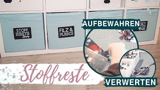 STOFFRESTE verwerten amp aufbewahren  Neue Kollektion  VLOG [upl. by Ecnerrot]