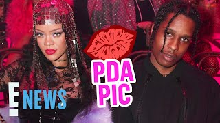 Rihanna amp AAP Rocky Pack on the PDA in Barbados  E News [upl. by Chainey]