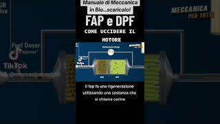 Perché FAP e DPF rovinano il motoreScarica il Manuale di Meccanica in Bio💪🤟 shorts [upl. by Moises]