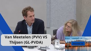 Van Meetelen PVV VS GLPVDA quotUw plannen gaan NIEMAND helpen dit is SCHEEFTREKKERIJquot [upl. by Maletta]