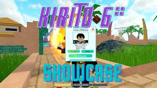 SHOWCASE KIRITO OMEGA 6 ESTRELAS ALL STAR TOWER DEFENSE UM DOS MEUS PRIMEIROS 6 ESTRELAS [upl. by Nancey657]