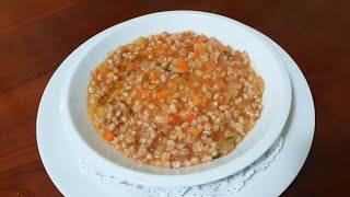 ZUPPA DI FARRO PERLATO⭐RITA CHEF  Gustosa e nutriente [upl. by Guendolen]