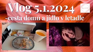 Vlog512024cesta domů a jídlo v letadle [upl. by Hay]