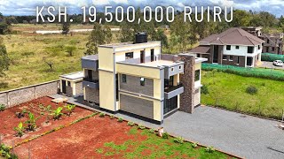 SHE BUILT A 19500000 MAISONETTE 4 BEDROOMDSQ IN RUIRU sold [upl. by Wolsniw]