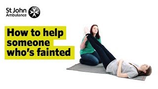 Fainting Causes amp Treatment  First Aid Training  St John Ambulance [upl. by Olrak]