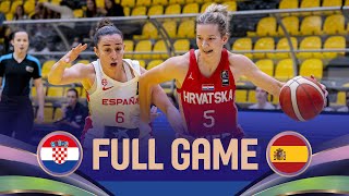 Croatia v Spain  Full Basketball Game  FIBA Womens EuroBasket 2025 Qualifiers [upl. by Ahsinroc611]