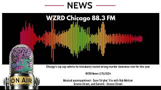 WZRD News Chicago’s top cop admits he mistakenly touted wrong murder clearance rate for this year [upl. by Chane181]