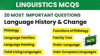 linguistics mcqs with answers  Philology  Language Families  Language Ranking  Language Facts [upl. by Mosby]