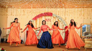 Betrothal dance💓💓  Surprise dance performance by sisters♥💫  keralafusiondance [upl. by Editha653]