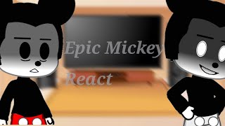 🇧🇷🇱🇷 Epic Mickeys Characters react to Fnf vs Sad Mouse  BônusGCPcGachaBr34 [upl. by Anaed]