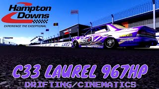 Laurel C33 Drifting Hampton Downs NZ  KSD AussieKiwi  Assetto Corsa [upl. by Sarid690]