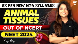 Animal Tissues  Out of NCERT  As per NEW NTA Syllabus  NEET 2024  Seep Pahuja [upl. by Tenrag]