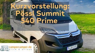 Kurzvorstellung Pössl Summit 540 Prime [upl. by Aliehs]