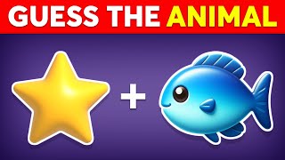 Guess The Animal By Emoji 🐶🐱 Animals Quiz  Monkey Quiz [upl. by Johnsson]