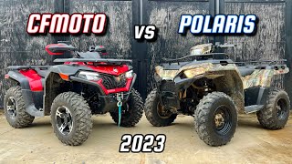 CFMOTO CFORCE 600 amp 2023 Polaris Sportsman 570 Comparison [upl. by Ayhay658]